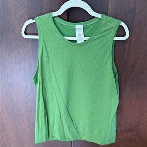 Athleta Olive Green Athletic Tank Top - Sleeveless Performance Tee